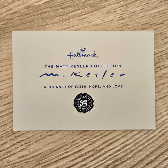 HALLMARK Brown Wooden Prayer Jewelry Box Mother & Child on Top signed M. Kesler - Picture 5 of 9